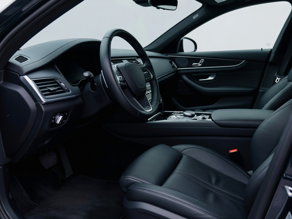 Immaculate car interior after detailing